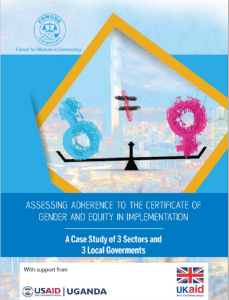 Assessing Adherence to the Certification of Gender & Equity in Implementation FY 2019/20