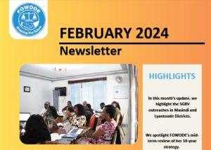 FEBRUARY 2024 NEWSLETTER