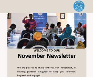 NOVEMBER 2023 NEWSLETTER
