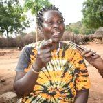 Leya Rose, LC1 Chairperson shares her story during an interview in her community